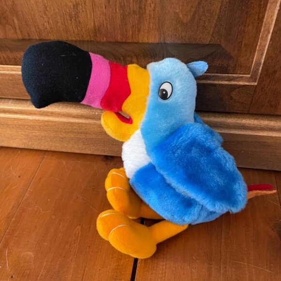 Vintage Kellogg's Toucan Sam 1996 Plush Fruit Loops Bird - Picture 2 of 6